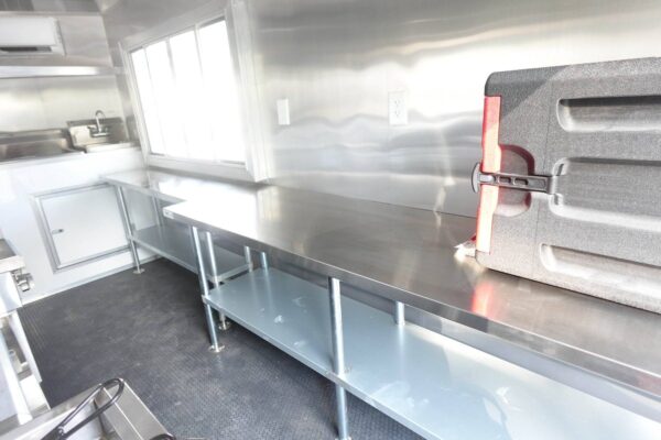 7' X 14' White Concession Trailer Food Event Catering - Image 7