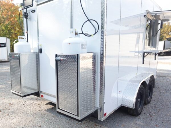 7' X 14' White Concession Trailer Food Event Catering - Image 18