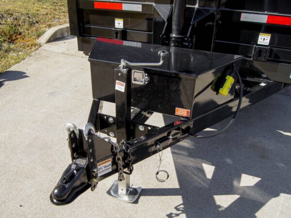 7x16 Telescopic Dump Trailer with 4ft Sides (2) 7K Axles 14k GVWR - Image 15