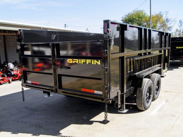 7x16 Telescopic Dump Trailer with 4ft Sides (2) 7K Axles 14k GVWR - Image 9