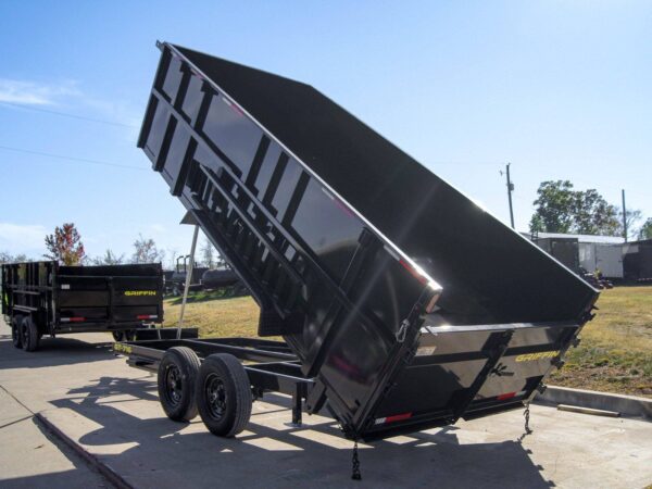 7x16 Telescopic Dump Trailer with 4ft Sides (2) 7K Axles 14k GVWR - Image 4
