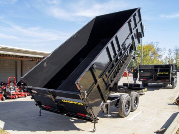 7x16 Telescopic Dump Trailer with 4ft Sides (2) 7K Axles 14k GVWR - Image 5