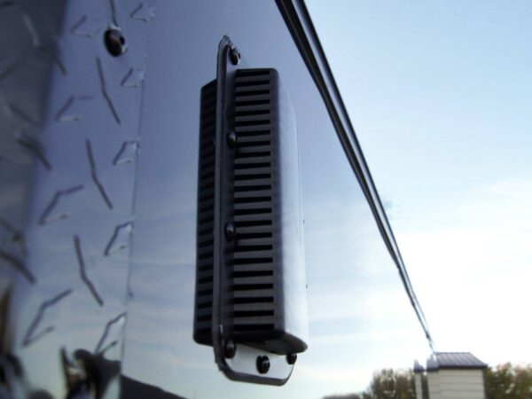 7x14 Enclosed Trailer Black V-Nose Blackout Package Storage (2) 3,500lb Axles - Image 8