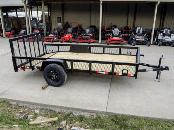 6.4x12 Dovetail Utility Trailer with 1ft Mesh Sides 3,500lb Axle - Image 8