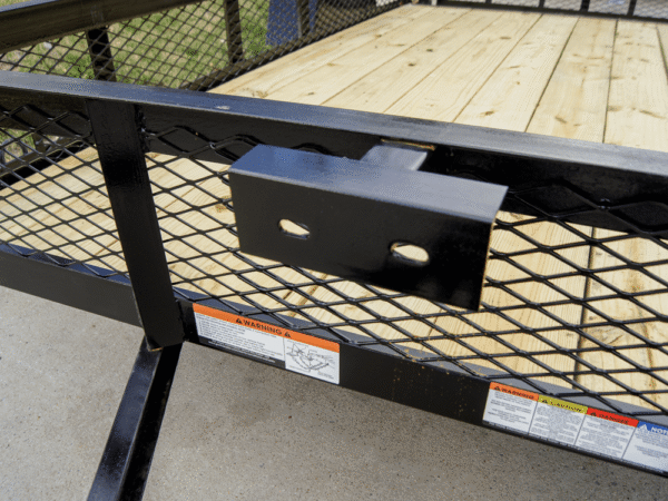 6.4x12 Dovetail Utility Trailer with 1ft Mesh Sides 3,500lb Axle - Image 11