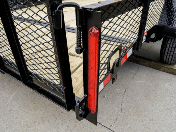 6.4x12 Dovetail Utility Trailer with 1ft Mesh Sides 3,500lb Axle - Image 17