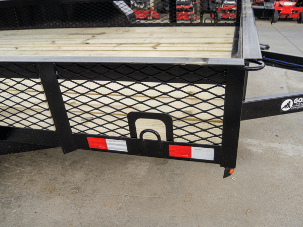 6.4x12 Dovetail Utility Trailer with 1ft Mesh Sides (2) 3,500lb Axles - Image 16
