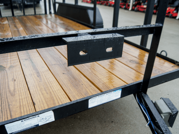 6.4x14 Dovetail Utility Trailer with 4ft Rails (2) 3500lb Axles - Image 8