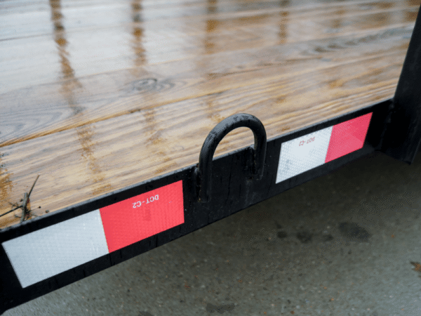 6.4x14 Dovetail Utility Trailer with 4ft Rails (2) 3500lb Axles - Image 12
