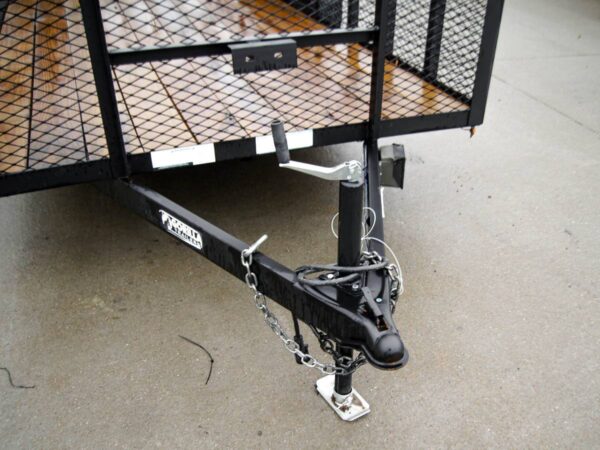 6.4x16 Straight Deck Utility Trailer with 2ft Mesh Sides Tall Gate - Image 10