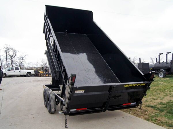 7x16 Telescopic Dump Trailer with 3ft Sides (2) 7K Axles GVWR 14k - Image 25