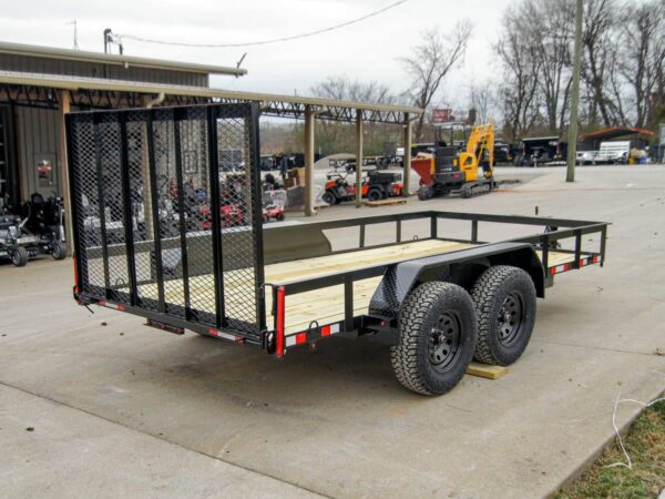 6.4x14 Straight Deck Off Road ATV/UTV Utility Trailer (2) 3,500lb Axles - Image 6