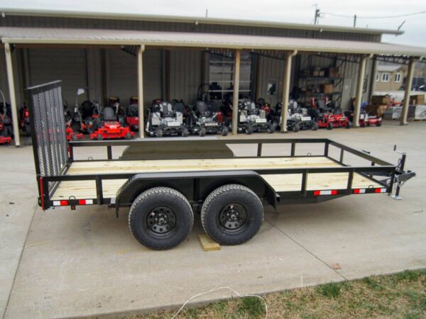 6.4x14 Straight Deck Off Road ATV/UTV Utility Trailer (2) 3,500lb Axles - Image 7