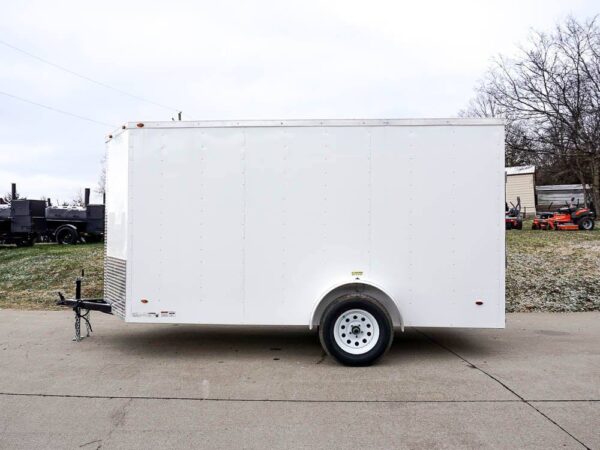 6x12 V-Nose Enclosed Trailer 3,500lb Axle - Image 3