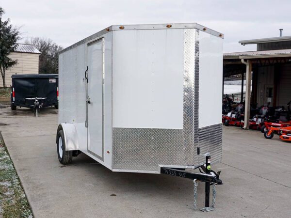 6x12 V-Nose Enclosed Trailer 3,500lb Axle - Image 5