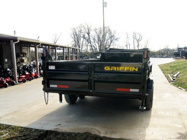 7x16 Gooseneck Telescopic Dump Trailer with 2ft Sides (2) 7K Axles - Image 6