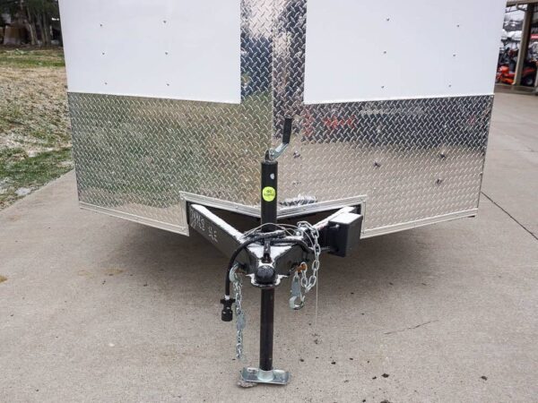 7x12 V-Nose Enclosed Trailer 3,500lb Axle Storage - Image 8