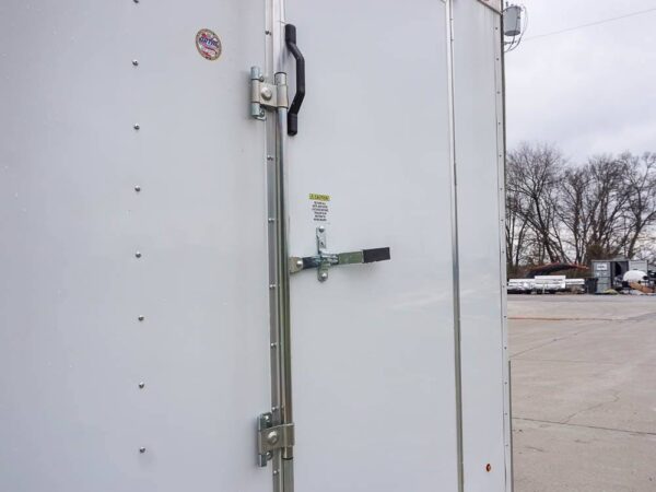 7x12 V-Nose Enclosed Trailer 3,500lb Axle Storage - Image 12