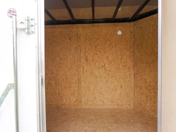 7x12 V-Nose Enclosed Trailer 3,500lb Axle Storage - Image 13