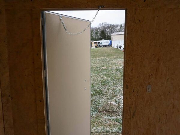 7x12 V-Nose Enclosed Trailer 3,500lb Axle Storage - Image 19