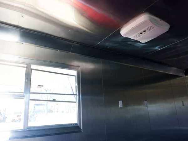 8.5 x 20 Red V-Nose Concession with Blackout Trim Vending - Image 25
