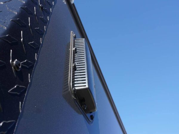 7x16 Enclosed Trailer Charcoal V-Nose Blackout Package Tandem Axle Storage - Image 11