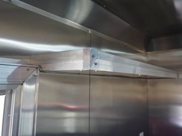 8.5 x 22 Red V-Nose BBQ Porch Concession with Blackout Trim Package - Image 26