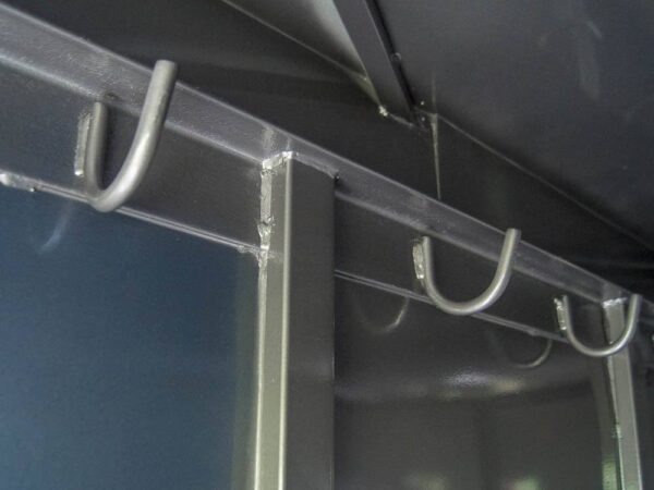 14ft Charcoal Horse Livestock Cattle Trailer (2) 3,500lb Axles with Dressing Room - Image 23