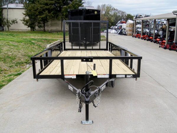 6.4x14 Straight Deck Tube Top Off Road Utility Trailer (2) 3,500lb Axles - Image 2