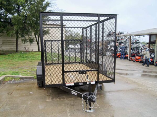 6.4x12 Straight Deck Utility Trailer with 6ft Mesh Sides (2) 3,500lbs - Image 8