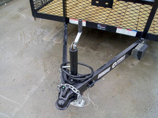 6.4x12 Straight Deck Utility Trailer with 6ft Mesh Sides (2) 3,500lbs - Image 9