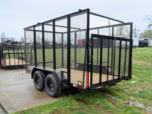 6.4x12 Straight Deck Utility Trailer with 6ft Mesh Sides (2) 3,500lbs - Image 13