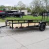 5x14 Straight Deck Utility Trailer Tall Gate 3,500lb Axle