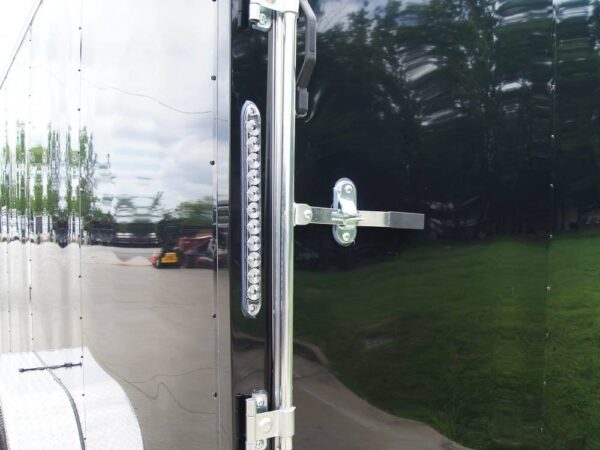 7x16 Black V-Nose Enclosed Storage Trailer (2) 3,500lb Axles - Image 12