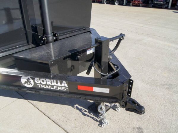 7x14 Gorilla Telescopic IBeam Dump Trailer with 3ft Sides (2) 7K Axles - Image 12