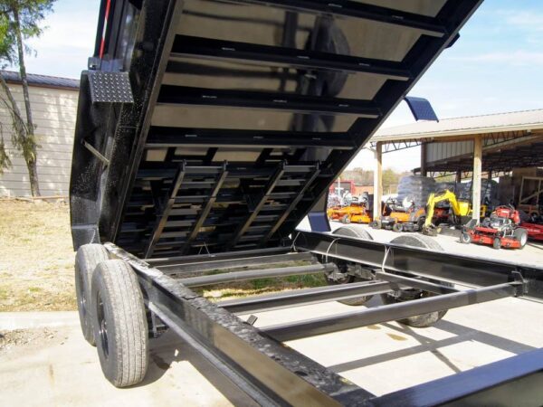 7x14 Gorilla Telescopic IBeam Dump Trailer with 2ft Sides (2) 7K Axles - Image 13