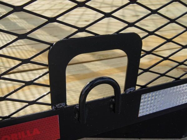 6.4x16 Utility Trailer Straight Deck 4ft Mesh Sides with Basket (2) 3,500lb Axles - Image 10