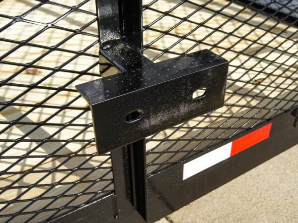 6.4x16 Utility Trailer Straight Deck 4ft Mesh Sides with Basket (2) 3,500lb Axles - Image 13