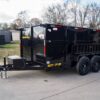 7x12 Hydraulic Dump Trailer with 3ft Sides (2) 6K Axles - Image 4