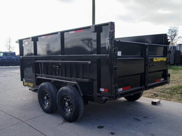 7x12 Hydraulic Dump Trailer with 3ft Sides (2) 6K Axles - Image 6