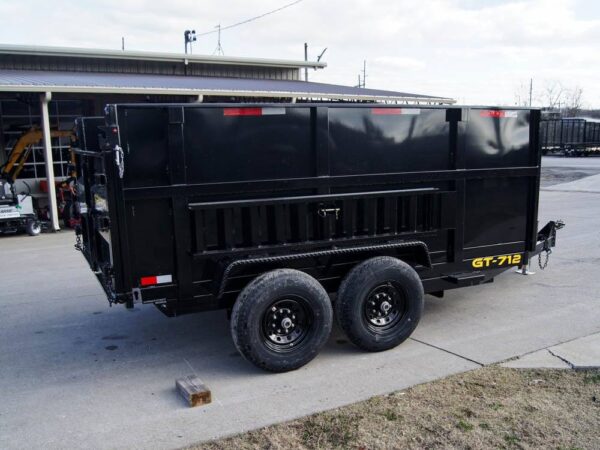 7x12 Hydraulic Dump Trailer with 3ft Sides (2) 6K Axles - Image 8