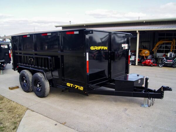 7x12 Hydraulic Dump Trailer with 3ft Sides (2) 6K Axles - Image 10