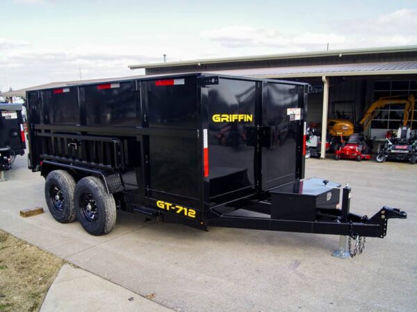 7x12 Hydraulic Dump Trailer with 3ft Sides (2) 6K Axles - Image 11