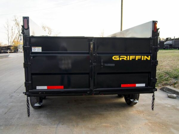 7x14 Gooseneck Hydraulic Dump Trailer with 4ft Side (2) 7K Axles - Image 6