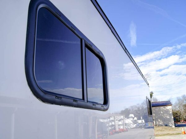 7x14 White V-Nose Enclosed Trailer (2) 3,500lb Axles Windows Elect & Blkout Pkg - Image 10