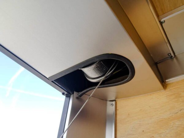 7x14 White V-Nose Enclosed Trailer (2) 3,500lb Axles Windows Elect & Blkout Pkg - Image 21