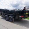7x16 Telescopic Dump Trailer with 2ft Sides (2) 7K Axles GVWR 14K - Image 5