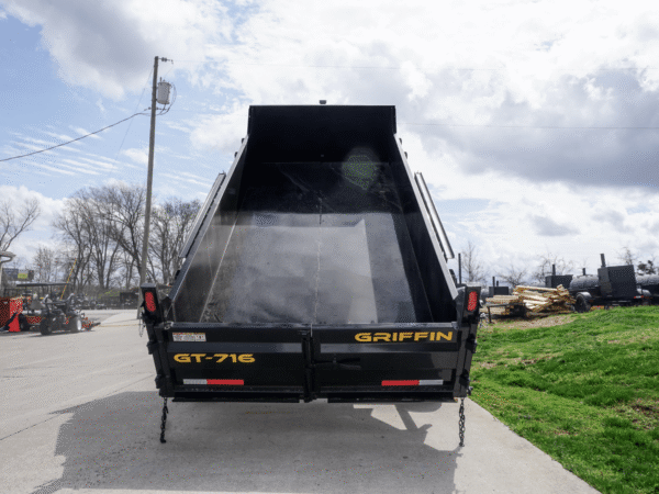 7x16 Telescopic Dump Trailer with 2ft Sides (2) 7K Axles GVWR 14K - Image 13