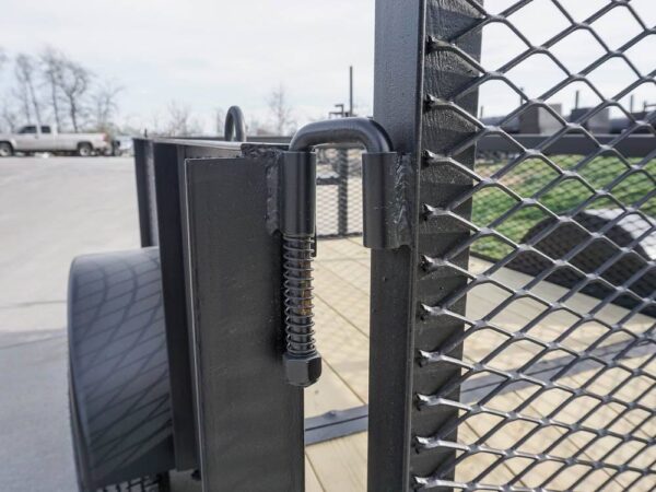 5x8 Powder Coated Dovetail Utility Trailer with 2ft Mesh Sides 3,500lb Axle - Image 11