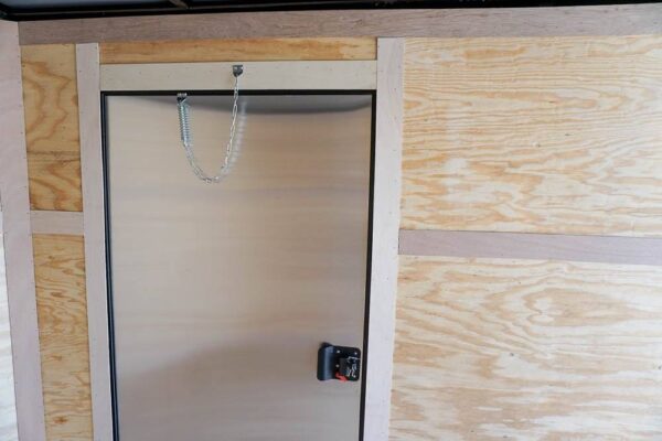 7x14 Enclosed Trailer White V-Nose Blackout Package (2) 3,500lb Axles - Image 17